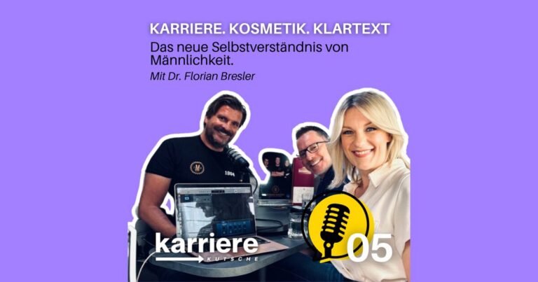 Dr. Florian Bresler mit Carolin Skorbier und Thomas Marktanner im Podcast karriere KUTSCHE